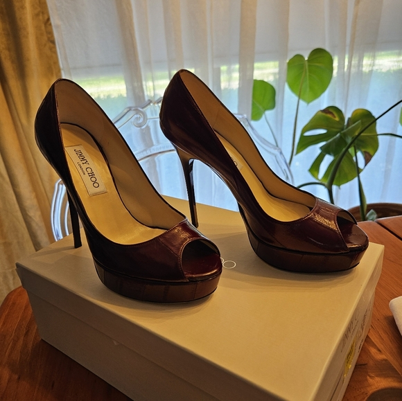 Jimmy Choo peeptoe platform pump - Picture 3 of 5